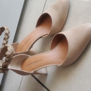 Women's Lucky Brand Closes Toe Heels size 8